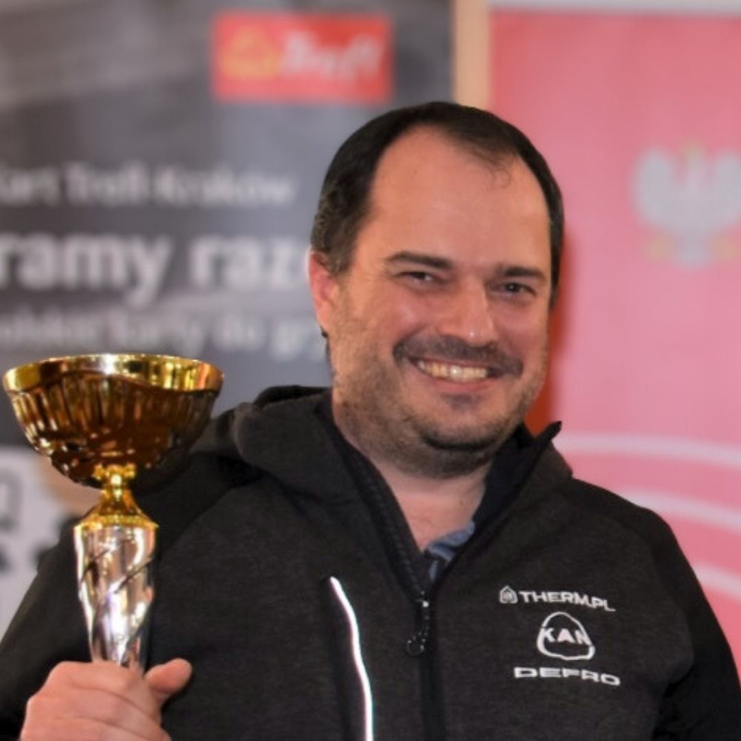Andrzej Kozikowski Andrzej Kozikowski trener Nauki Brydża
